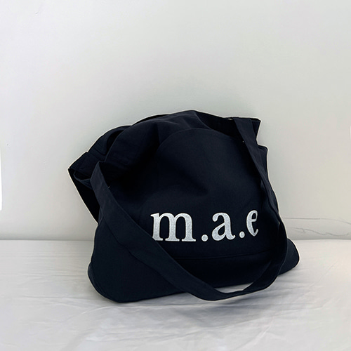 팝업* [무쿠앤에보니] Mae logo bag - indigo